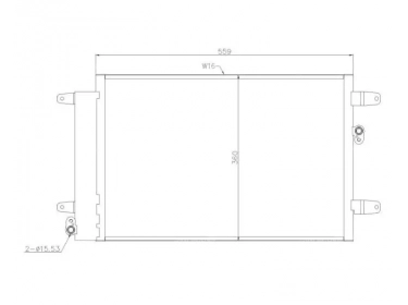 Echangeur Condenseur OEM  | 1108838 - 7M3820411 - 7M3820411A | 35403 - 53469 - 7401667 - 94575 - VW5183