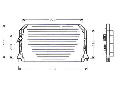 Warmtewisselaar Condensor OEM  | 8846006060 |