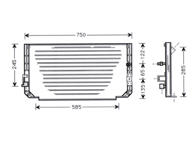 Exchanger Condenser OEM  | 8846002050 | 35282 - TO5271