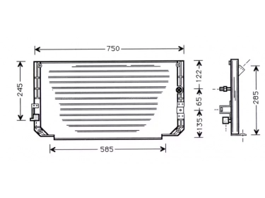 Permutador Condensador OEM  | 8846002050 | 35282 - TO5271