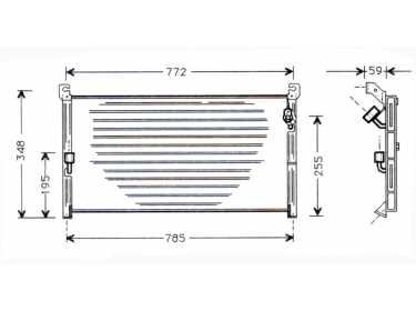 Exchanger Condenser OEM  | 8846042020 | 35280 - 7402521 - TO5130