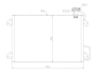 Exchanger Condenser OEM  | 7700434383 - 7702233492 | 35340 - 7401518 - 817509 - RT5273