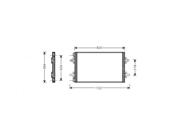 Echangeur Condenseur OEM  | 6025313367 | 35634 - 53448 - 7005960 - RT5294