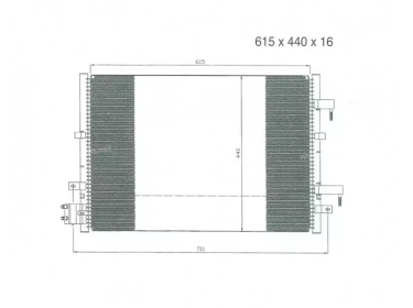 Echangeur Condenseur OEM  | 1232654 | 35539