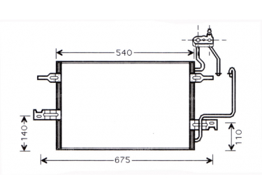 Exchanger Condenser OEM  | 1850086 | 35599 - 817798 - OL5349