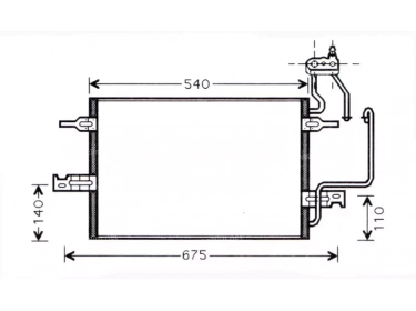 Permutador Condensador OEM  | 1850086 | 35599 - 817798 - OL5349