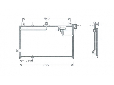 Exchanger Condenser OEM  | B01A61480 | MZ5120