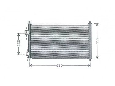 Echangeur Condenseur OEM  | 80110S6DG01 | 817780 - HD5165