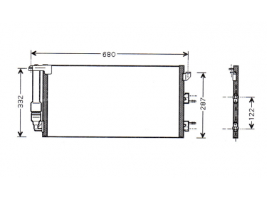 Exchanger Condenser OEM  | 46798100 - 51767143 | 0804.2059 - 35546 - 43090 - 94670 - FT5293 - TSP0225553