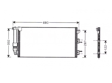 Echangeur Condenseur OEM  | 46798100 - 51767143 | 0804.2059 - 35546 - 43090 - 94670 - FT5293 - TSP0225553