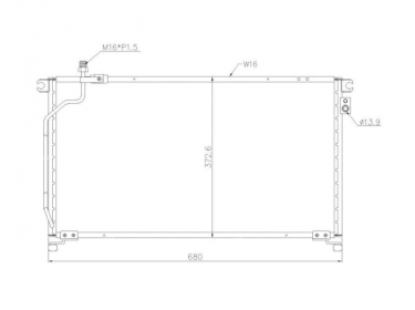 Exchanger Condenser OEM  | 1956440 - 921100F060 - 921107F700 | 0805.3020 - 8FC351036431 - AC185000S - DN5213 - TSP0225472