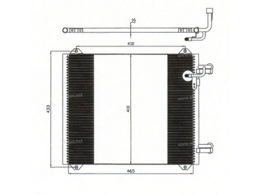 Exchanger Condenser OEM  | 8Z0260403B - 8Z0260403C - 8Z0260403D | 1223132 - 12231320 - 12231321 - 12231322 - 12231323 - 12231324 - 12231325 - 12231326 - 12231327 - 12231328 - 12231329 - 35362 - 8FC351038551 - AC251000P