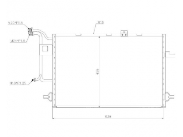 Exchanger Condenser OEM  | 4B0260403D - 4B0260403G - 4B0260403R | 35317 - 817665 - 8FC351300381 - 94430 - AI5137