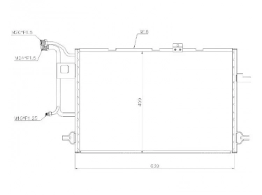 Echangeur Condenseur OEM  | 4B0260403D - 4B0260403G - 4B0260403R | 35317 - 817665 - 8FC351300381 - 94430 - AI5137