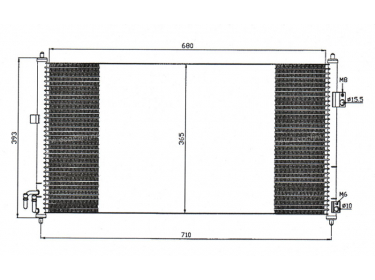 Exchanger Condenser OEM  | 921009H200 - 921009H210 | 35550 - DN5263D