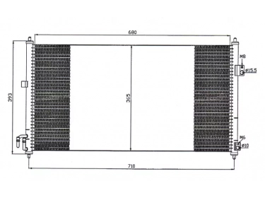 Echangeur Condenseur OEM  | 921009H200 - 921009H210 | 35550 - DN5263D