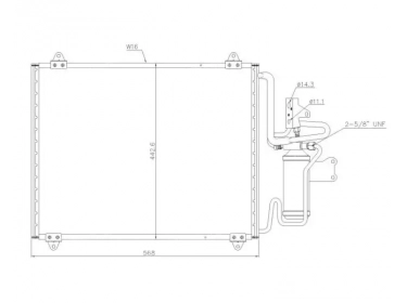 Echangeur Condenseur OEM  | 7701205919 | 35421 - 817274 - 8FC351038601 - RT5246D - TSP0225365