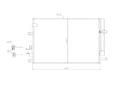 Echangeur Condenseur OEM  | 50507287 - 50507288 - 60694767 - 60698005 | 08132014 - 35911 - AL5097D