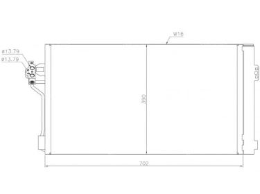 Echangeur Condenseur OEM  | 6398350070 - A6398350070 | 0806.2081 - 35776 - 43095 - 7500461 - 817842 - 8FC351301121 - 94674 - DCN17050 - DCN170500 - DCN170501 - DCN170502 - DCN170503 - DCN170504 - DCN170505 - DCN170506 - DCN170507 - DCN170508 - DCN170509 - MS5352 - TSP0226179M