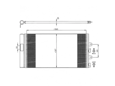 Echangeur Condenseur OEM  | 41732993 - 51712975 | 35606 - 817703 - FT5298