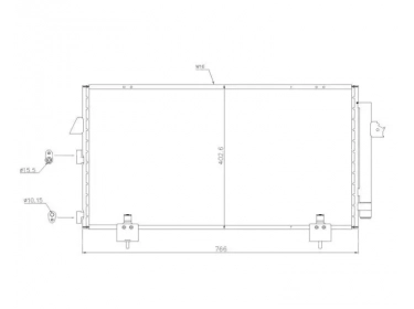 Echangeur Condenseur OEM  | 8846042060 - 8846042070 - 8846042090 | 08153019 - 35381 - 8FC351302111 - TO5281D - TSP0225469