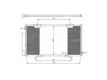 Echangeur Condenseur OEM  | 8845005020 | 35372 - 8FC351038731 - AC260000S - TO5250D - TSP0225467