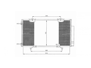 Echangeur Condenseur OEM  | 8845005010 | 08153008 - 35337 - 8FC351038741 - AC261000S - TO5266D - TSP0225384