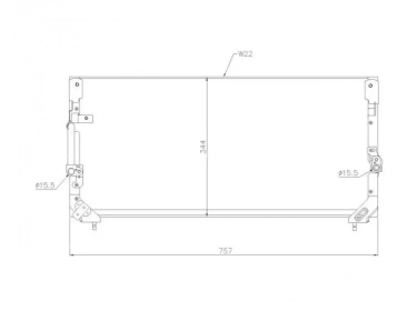 Echangeur Condenseur OEM  | 8846060160 | 35423 - 53493 - TSP0225388