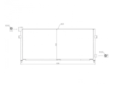 Permutador Condensador OEM  | 20515134 - 20838905 - 21086309 - 3980841 | 35314 - 8FC351300571 - 94582 - AC306000S - VL5025