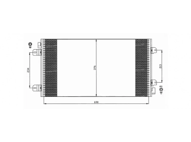 Permutador Condensador OEM  | 4401424 - 7701057122 | 35485 - 817689 - 8FC351306651 - 94659 - AC527000S - RT5342