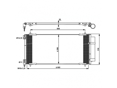 Exchanger Condenser OEM  | 6455EA - 6455EY | 35905 - 6455EY - 817740 - PE5301D