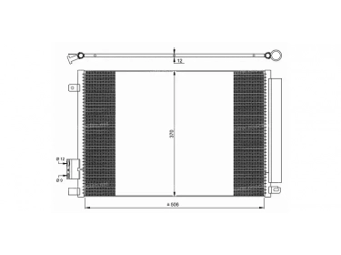 Wärmetausche Kondensator OEM  | 1551184 - 51786211 | 0804.2066 - 35753 - 53137 - 8FC351310671 - 940028 - FT5347D