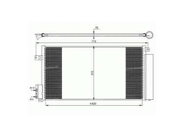 Exchanger Condenser OEM  | 1850168 - 55700408 | 0804.2062 - 35750 - 43173 - 818192 - FT5310D - TSP0225551