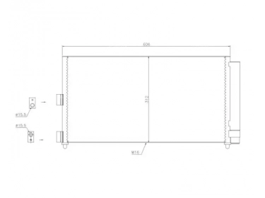 Permutador Condensador OEM  | 46820833 - 51804991 | 0804.2046 - 35500 - 94727 - FT5289D - TSP0225593