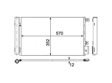 Permutador Condensador OEM  | 51785214 | 8FC351304261 - FT5357