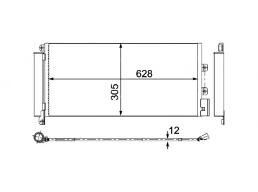 Permutador Condensador OEM  | 51785227 | 8FC351304251 - FT5356