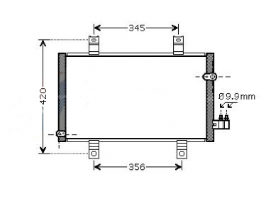 Exchanger Condenser OEM  | F15161480 | MZ5209D