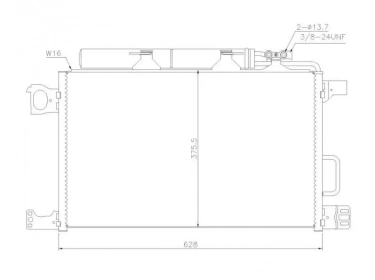 Exchanger Condenser OEM  | 2035002154 - A2035002154 | 35893 - 8FC351303411 - 940195 - AC450000P - MS5435D