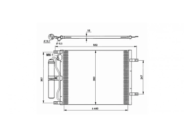 Exchanger Condenser OEM  | 92100AY600 | 35783 - DN5252