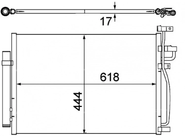 Exchanger Condenser OEM  | 4803973 - 4817325 | 0807.2034 - 35775 - 8880400547 - 8FC351304311 - 940010 - AC489000S - OL5436