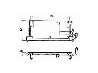 Exchanger Condenser OEM  | 1618081 | 0807.2027 - 35242 - 53725 - OL5225 - TSP0225354