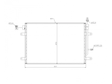 Warmtewisselaar Condensor OEM  | 8E0260401L - 8E0260403T | 35560 - AI5238