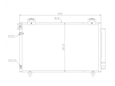 Permutador Condensador OEM  | 8845005100 | 35592 - 8FC351303671 - TO5392D - TSP0225570