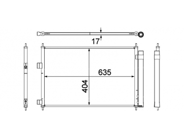 Exchanger Condenser OEM  | 8846042100 | 35641 - 8FC351304341 - TO5410D - TSP0225627