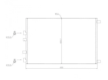 Exchanger Condenser OEM  | 8200325004 | 35913 - 818002 - 8FC351318561 - 940152 - AC701000S - RT5422