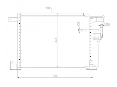 Exchanger Condenser OEM  | 53054211 | 0818.2008 - 35834 - 8FC351300501 - JE5051