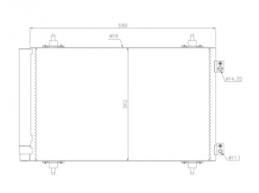 Exchanger Condenser OEM  | 1400836980 - 1440143080 - 1499040080 - 6455EN - 6455ES - 6455HS | 30311586 - 35844 - 8FC351304281 - 940111 - AC487000P - CN5263D - CO07064 - TSP0225548