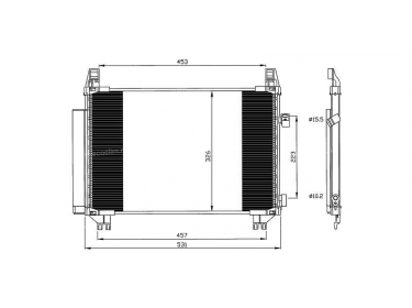 Exchanger Condenser OEM  | 884600D060 | 35654 - 8FC351307671 - DCN50107 - DCN501070 - DCN501071 - DCN501072 - DCN501073 - DCN501074 - DCN501075 - DCN501076 - DCN501077 - DCN501078 - DCN501079 - TOA5407D - TSP0225626