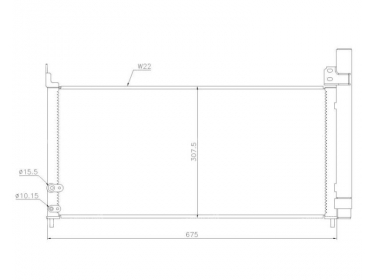 Exchanger Condenser OEM  | 88460-47150 - 8846047150 | 35863 - 8FC351310201 - 940175 - TO5576D