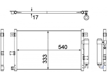 Exchanger Condenser OEM  | NE5161480C | 1.9106R - 350481 - 814227 - 8FC351304741 - 94949 - AC507000S - DCN44001 - DCN440010 - DCN440011 - DCN440012 - DCN440013 - DCN440014 - DCN440015 - DCN440016 - DCN440017 - DCN440018 - DCN440019 - MZA5238D